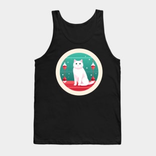 Turkish Van Cat Xmas Ornament, Love Cats Tank Top